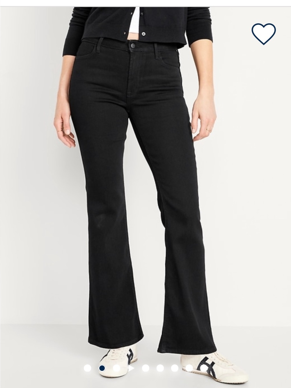 Black Women's Flared Jeans